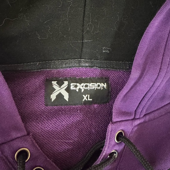 Excision Purple lace tie hockey jersey - Picture 2 of 9